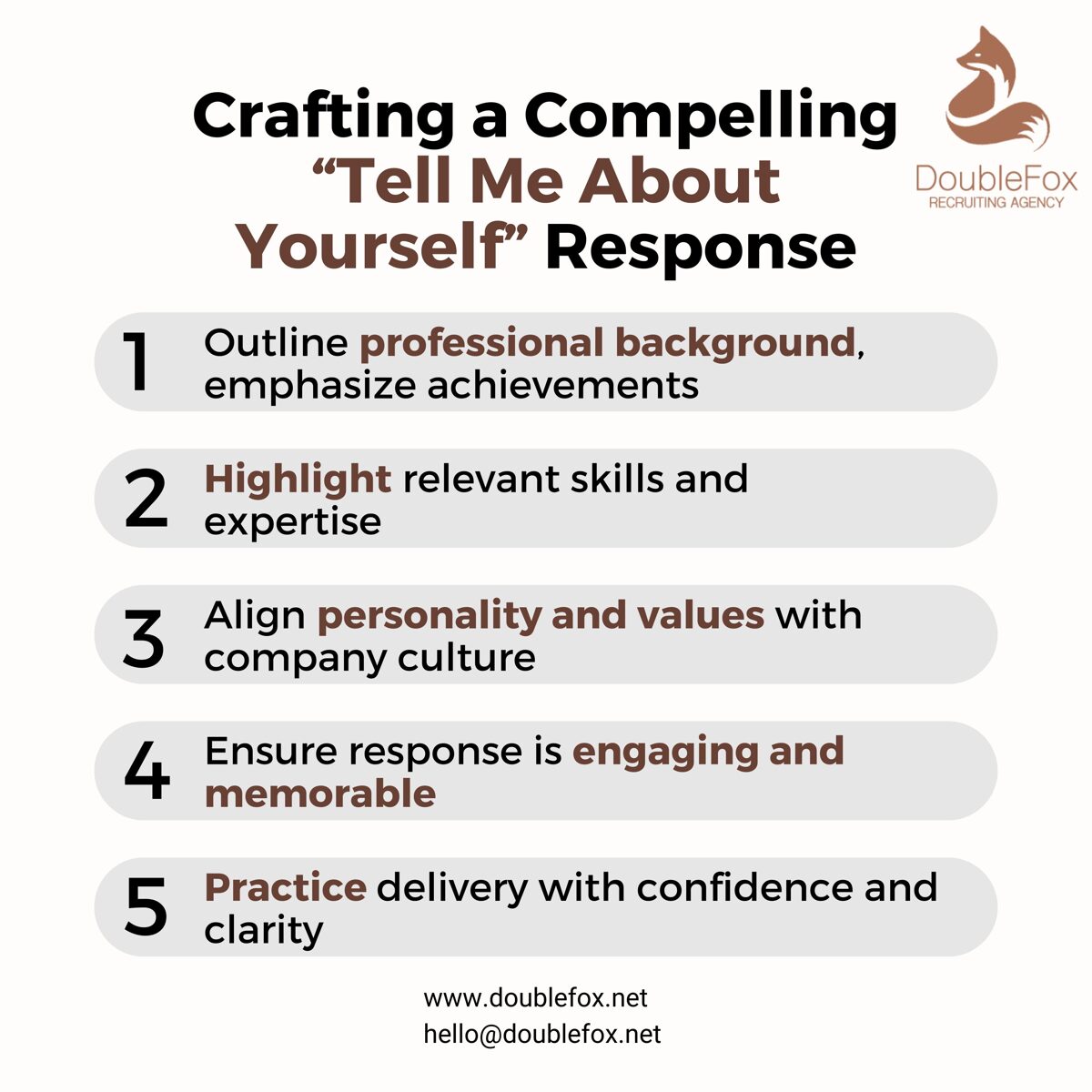 Crafting a Response to "Tell Me About Yourself"